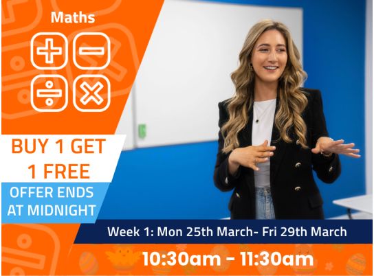 1st Year Maths Easter Revision Course in Dublin and Online with The Dublin Academy of Education