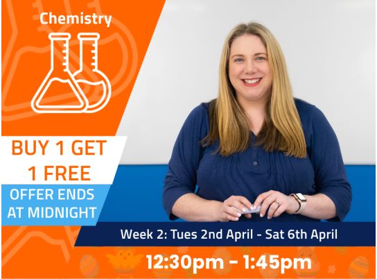 5th Year Chemistry Easter Revision Course in Dublin and Online with The Dublin Academy of Education