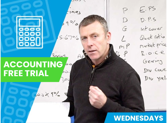 Free Leaving Cert Accounting Grinds at The Dublin Academy of Education with Don Tierney