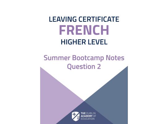 Summer Bootcamp Notes Question 2
