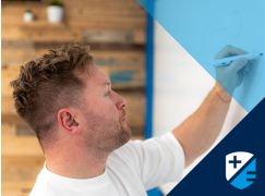 Teacher Matt Curran speaking in front of a whiteboard